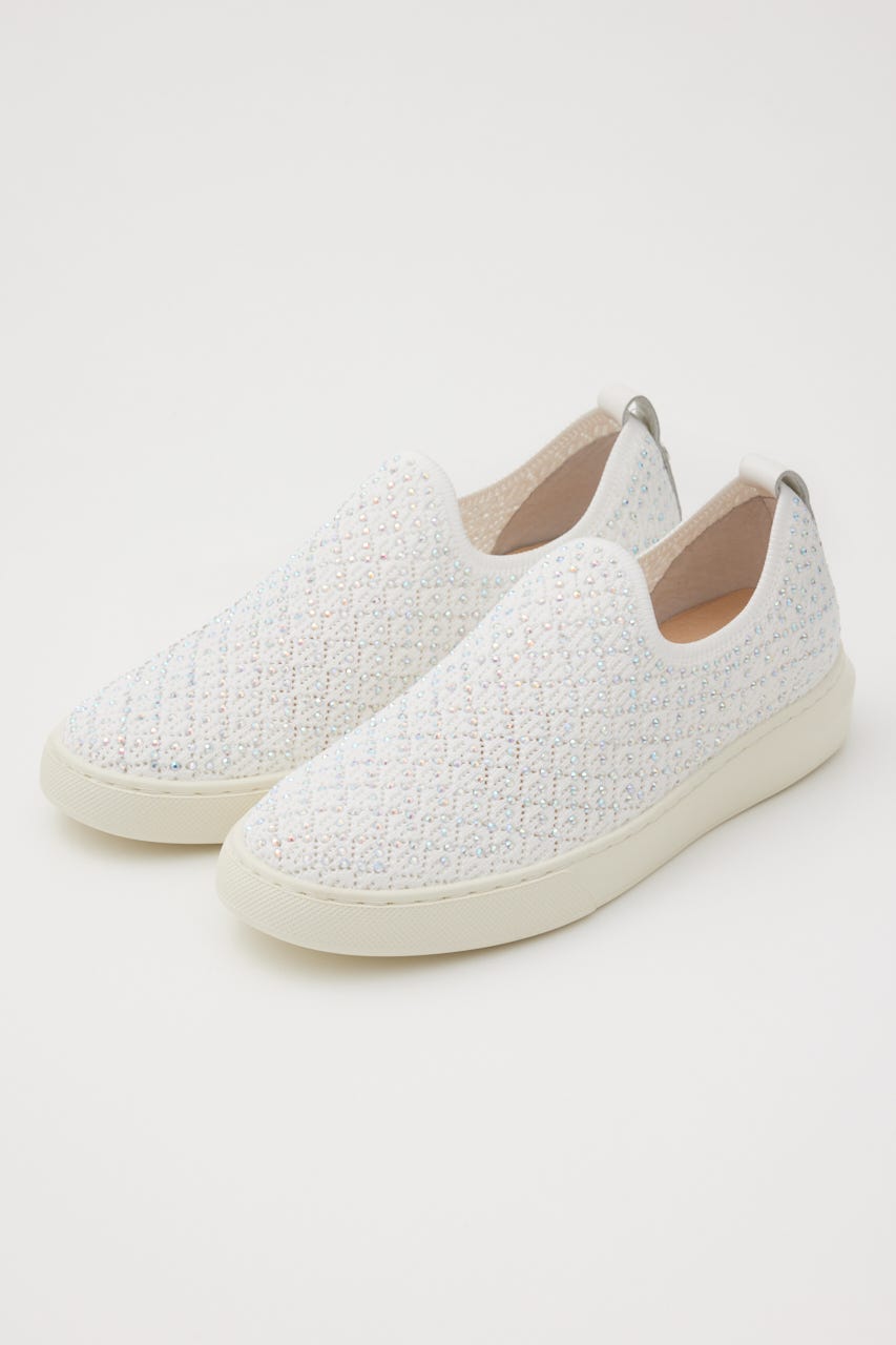 ライトメッシュスリッポン WHT 23.0cm