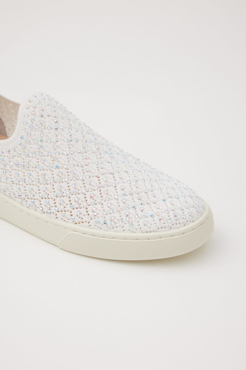 ライトメッシュスリッポン WHT 23.0cm