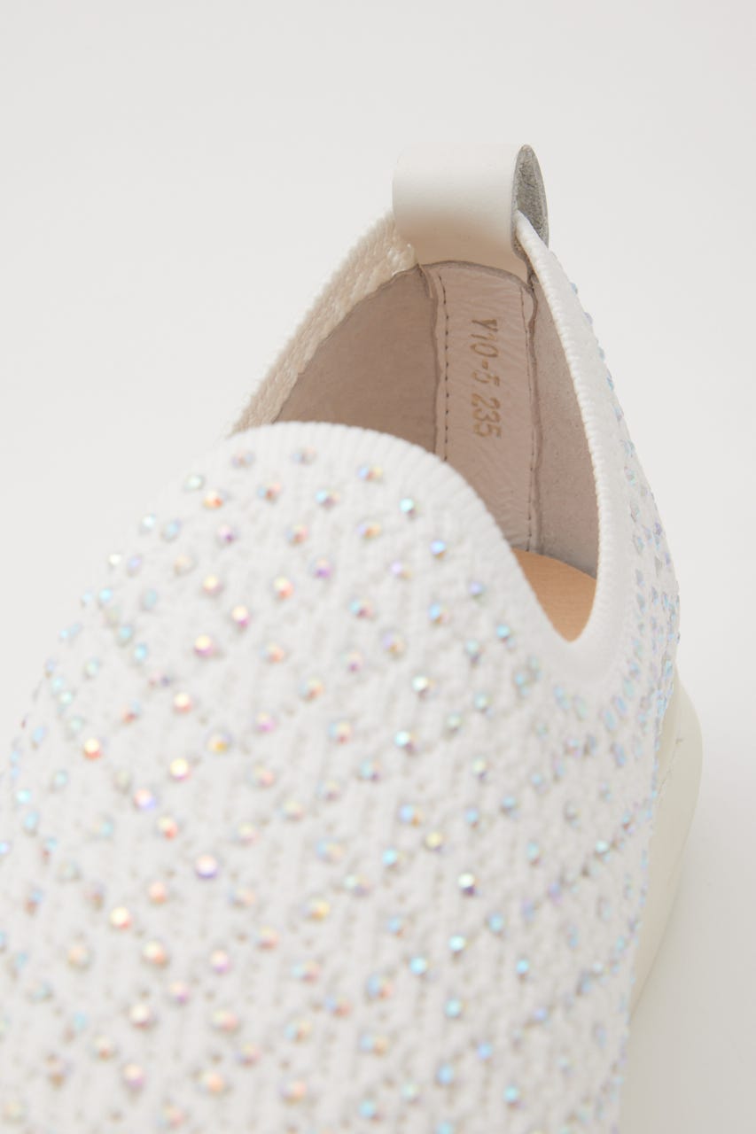 ライトメッシュスリッポン WHT 23.0cm