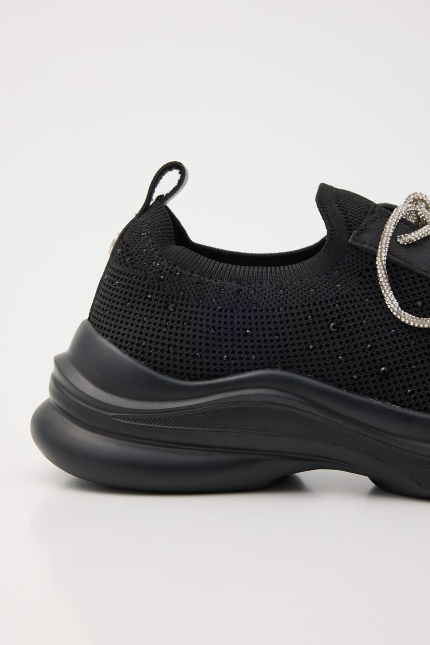 ドルチェコードレースアップライトスリッポンコア BLK 25.0cm