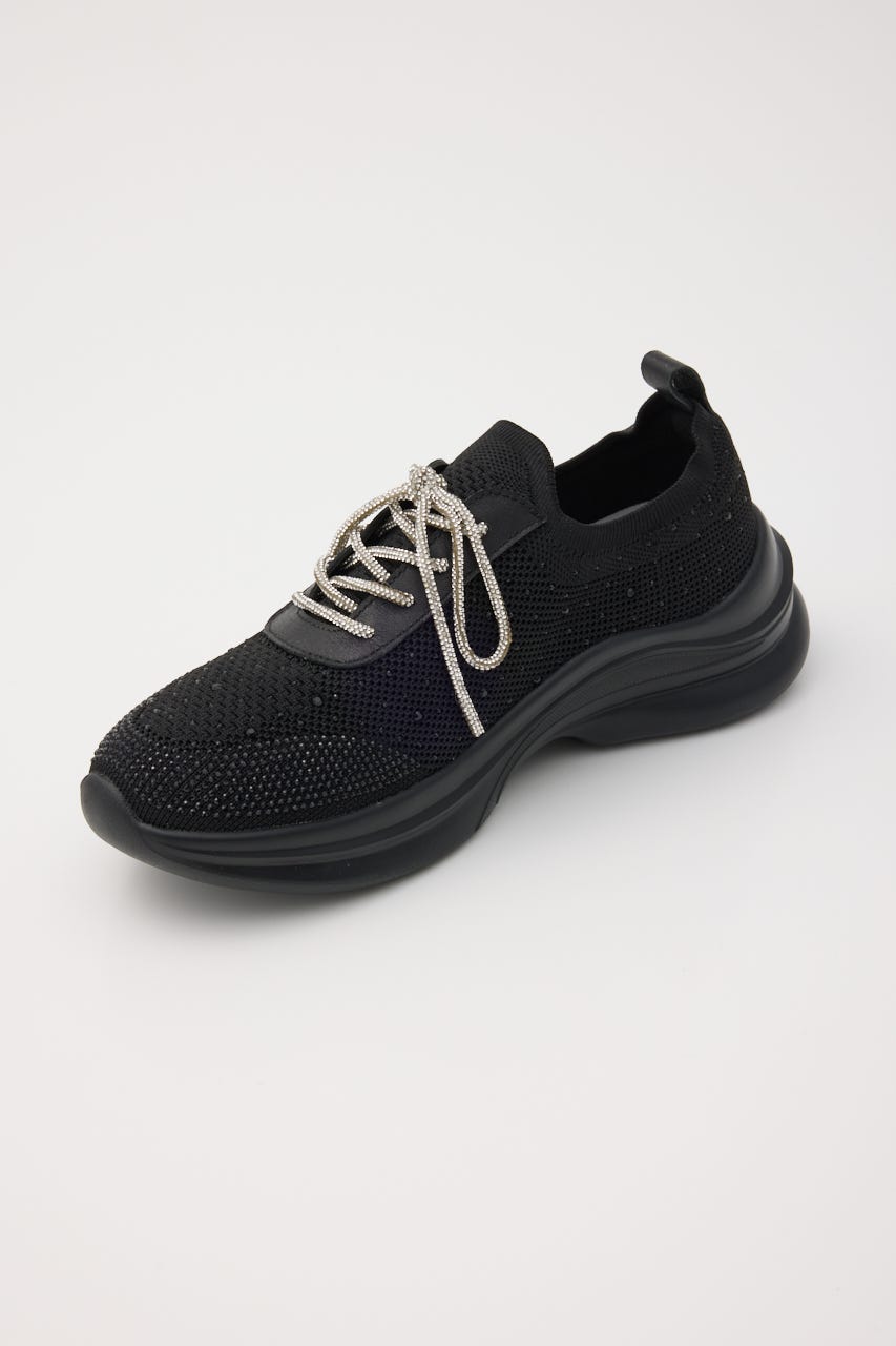 ドルチェコードレースアップライトスリッポンコア BLK 25.0cm