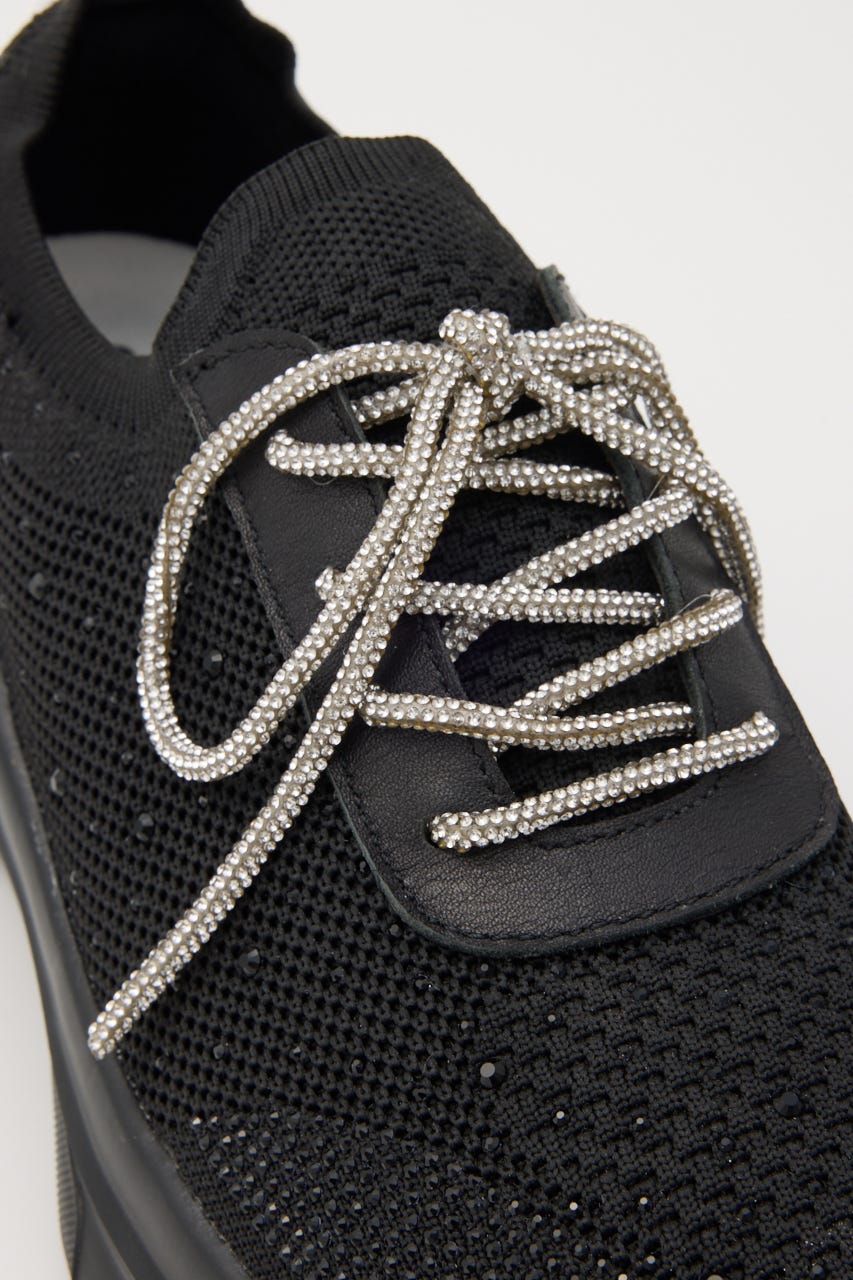 ドルチェコードレースアップライトスリッポンコア BLK 25.0cm