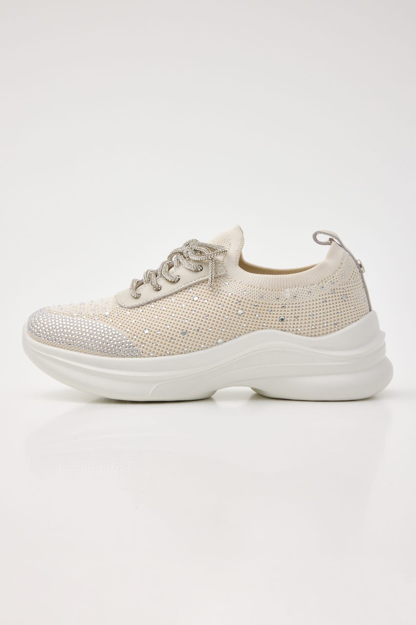 ドルチェコードレースアップライトスリッポンコア WHT 24.5cm