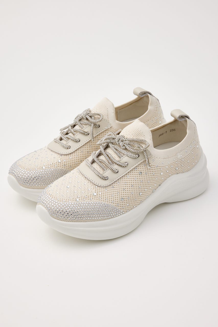 ドルチェコードレースアップライトスリッポンコア WHT 24.5cm