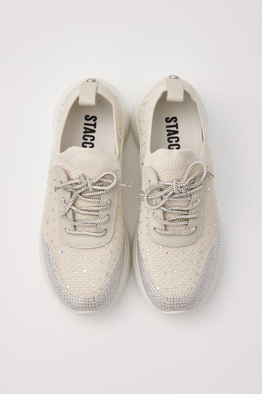 ドルチェコードレースアップライトスリッポンコア WHT 24.5cm