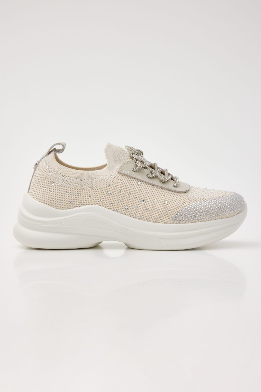 ドルチェコードレースアップライトスリッポンコア WHT 24.5cm