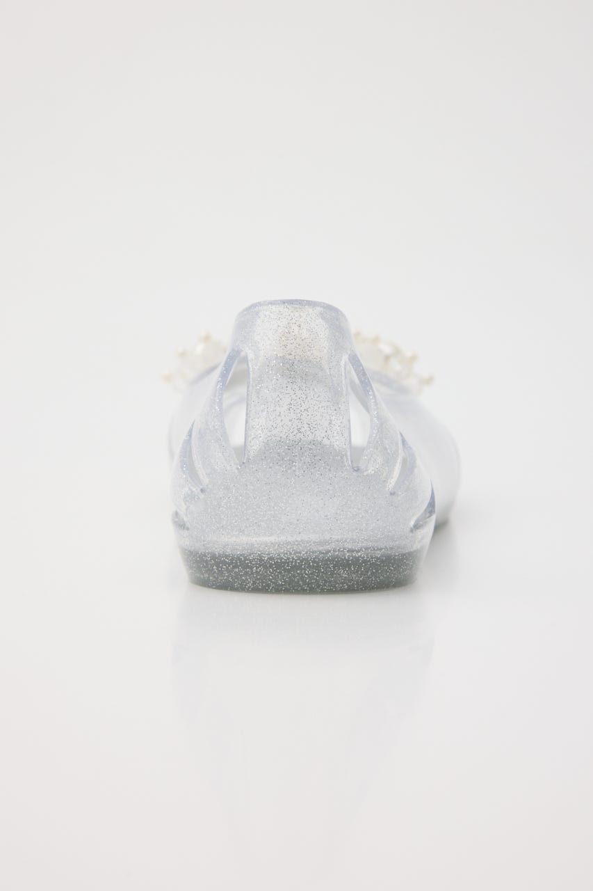 【J.】Lily　フラットシューズ WHT 25.0cm