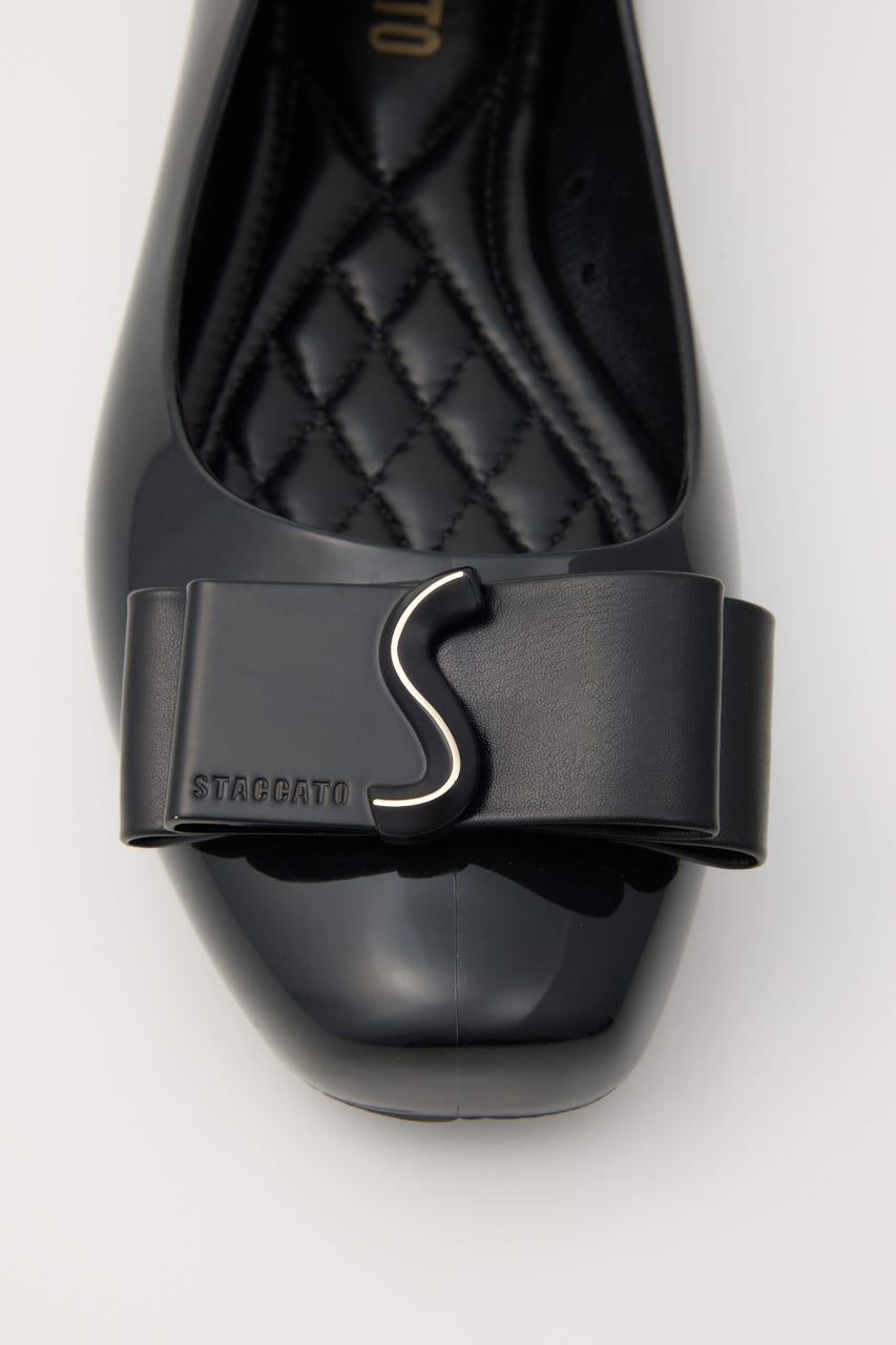 【J.】Helen　フラットシューズ BLK 25.0cm
