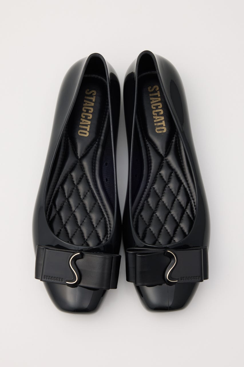 【J.】Helen　フラットシューズ BLK 25.0cm