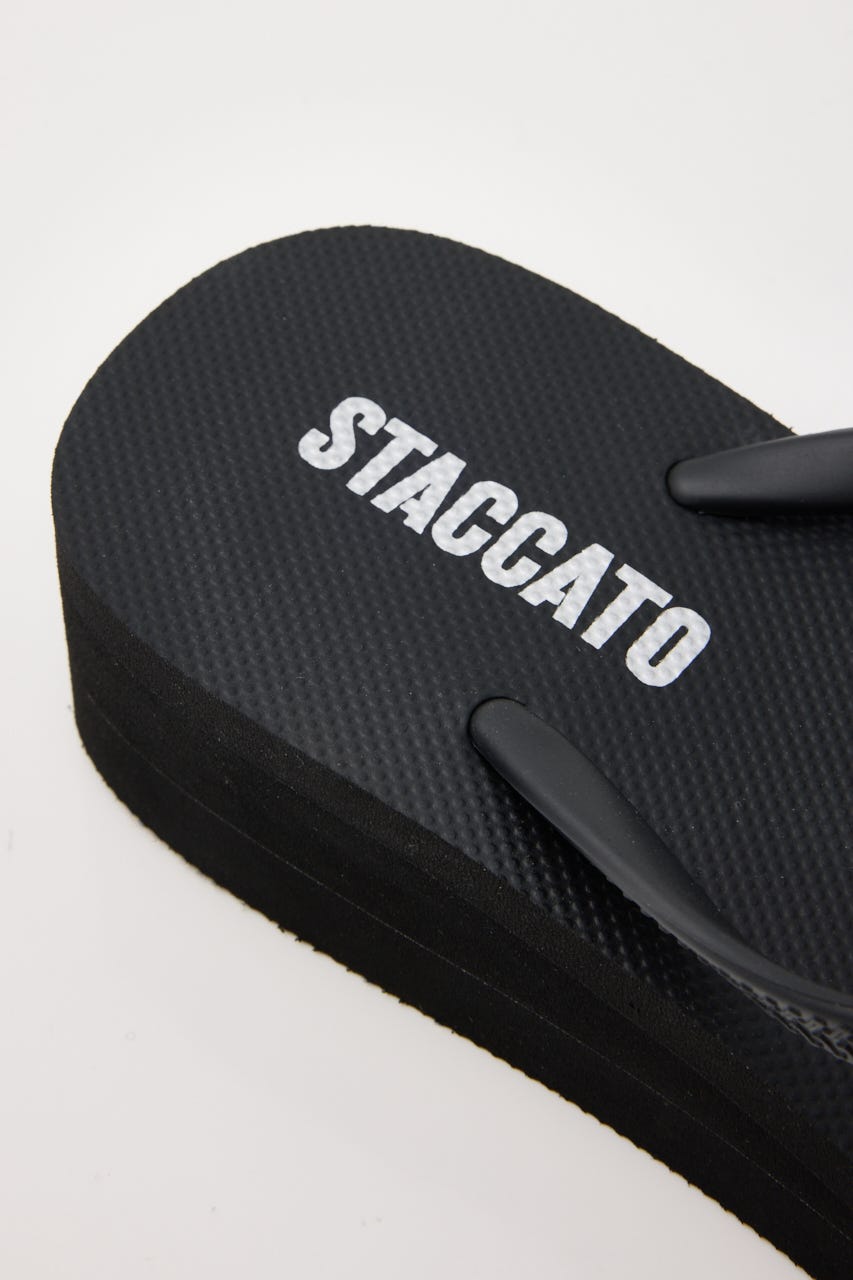 【J.】flip flops　トングサンダル BLK M