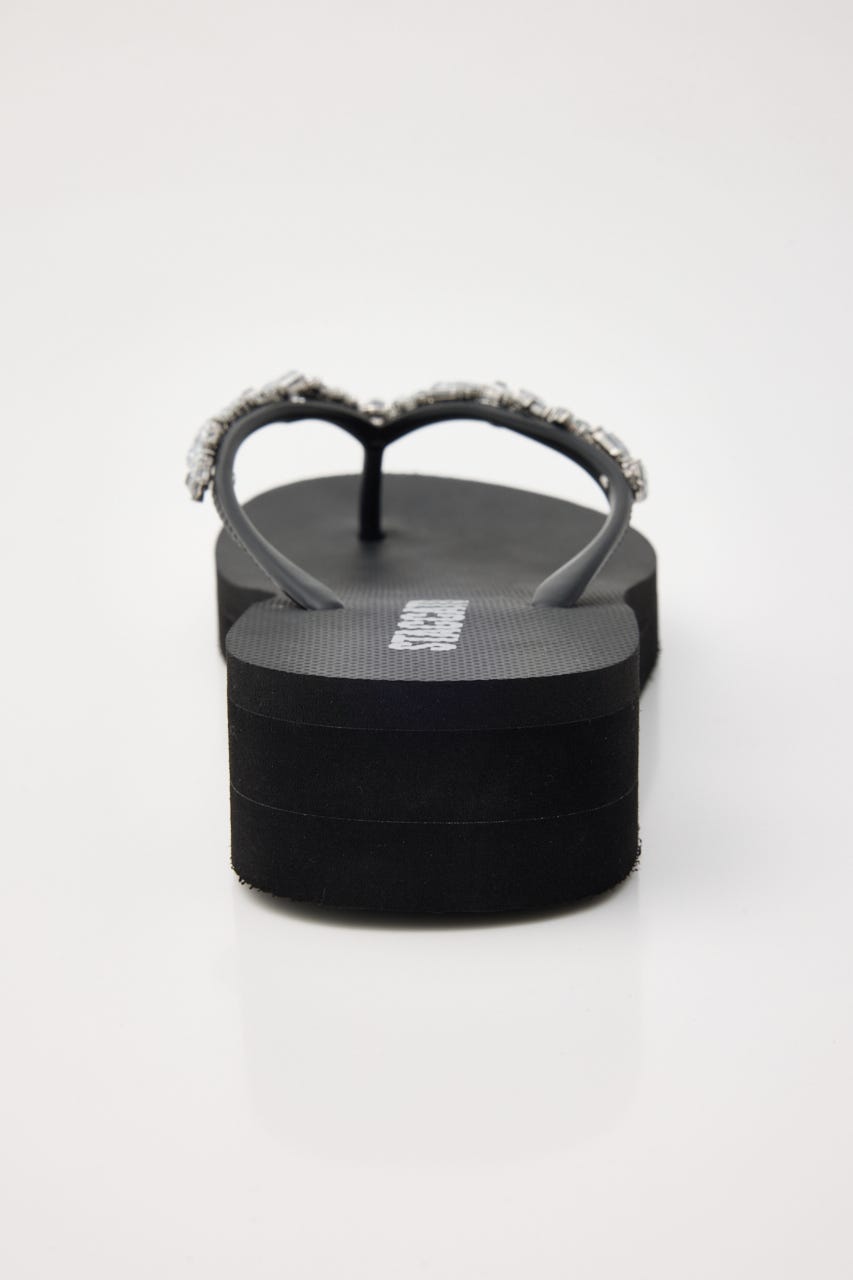 【J.】flip flops　トングサンダル BLK M