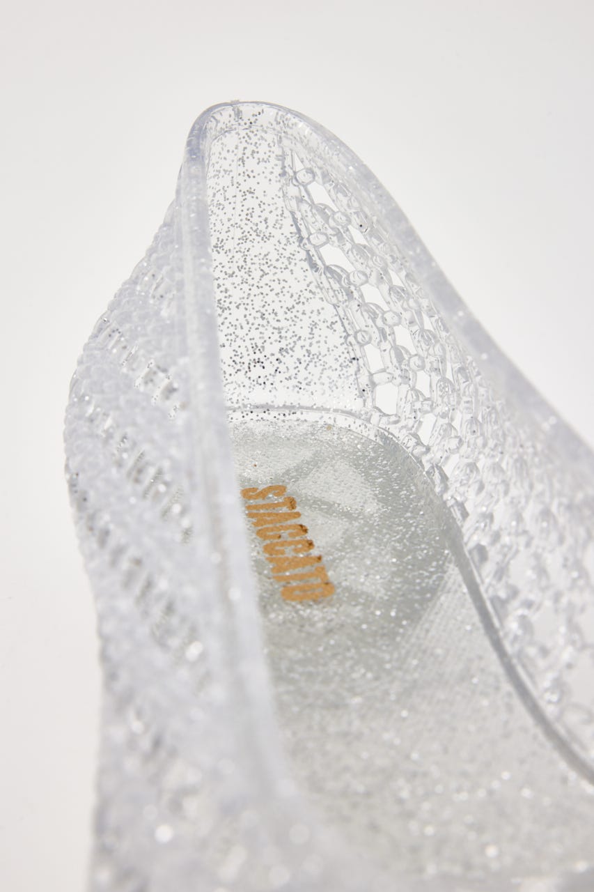 【J.】juicy　フラットシューズ　※チャームピン（小・フリー）対応 SLV 23.0cm