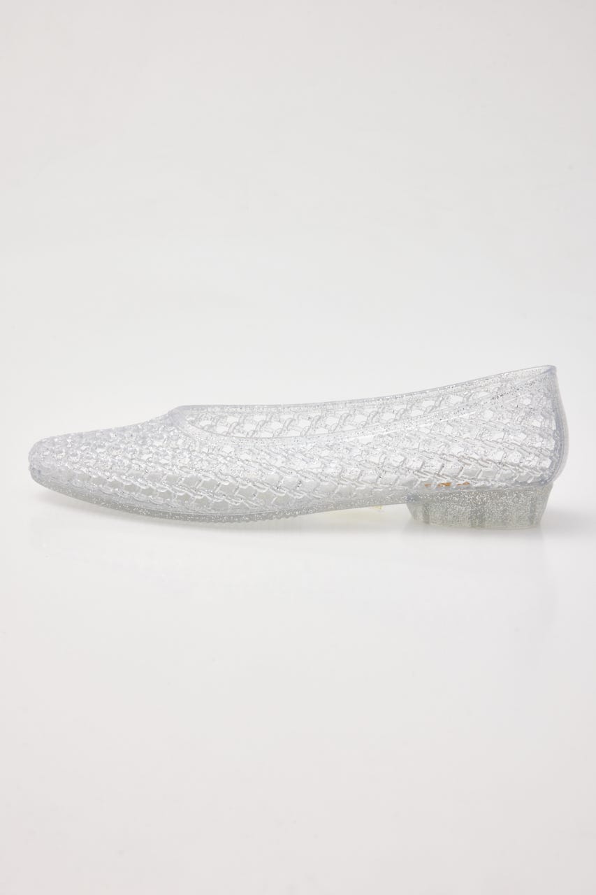 【J.】juicy　フラットシューズ　※チャームピン（小・フリー）対応 SLV 23.0cm