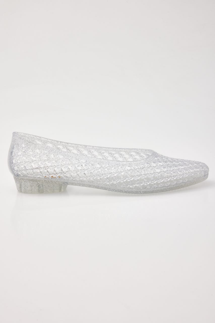 【J.】juicy　フラットシューズ　※チャームピン（小・フリー）対応 SLV 23.0cm