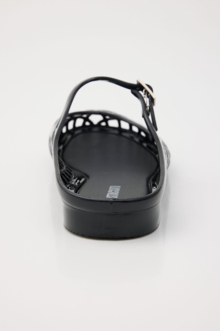 【J.】Marina　メリージェーンフラットミュール　※チャームピン（大）対応 BLK 24.5cm