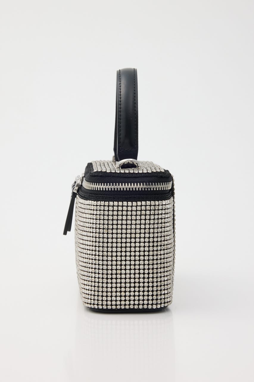 クリスタル2wayバニティバッグ SLV FREE