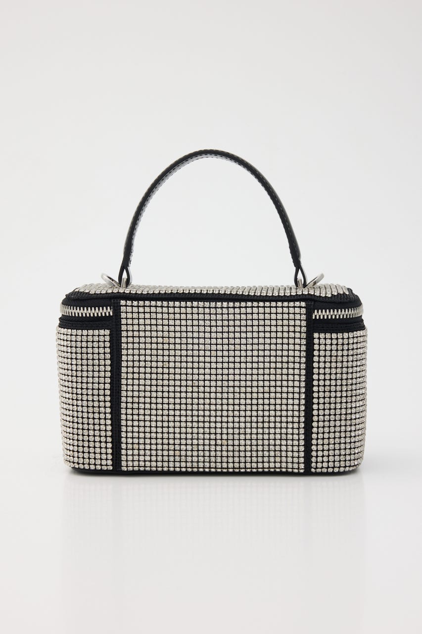 クリスタル2wayバニティバッグ SLV FREE