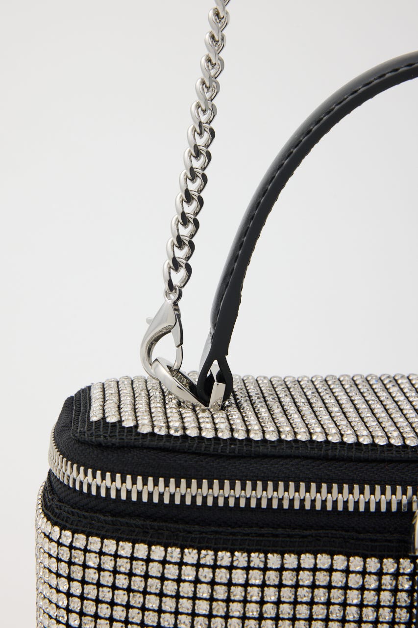 クリスタル2wayバニティバッグ SLV FREE