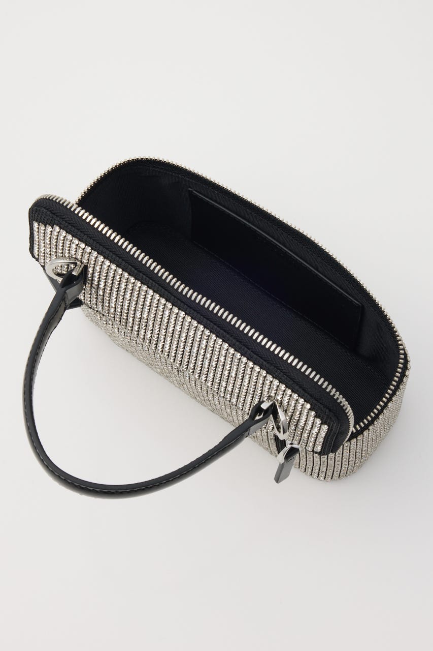 クリスタル2wayバニティバッグ SLV FREE