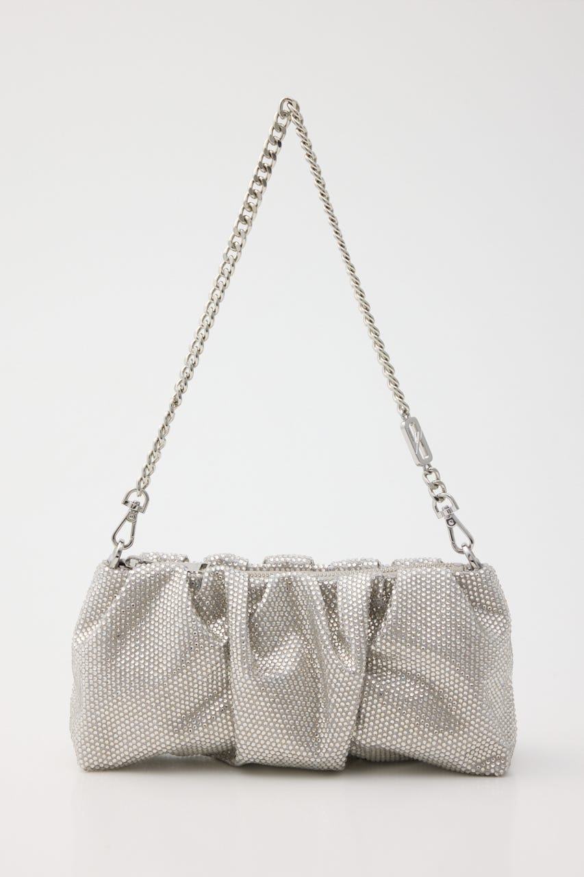 シャーリングカクテルバッグ WHT FREE