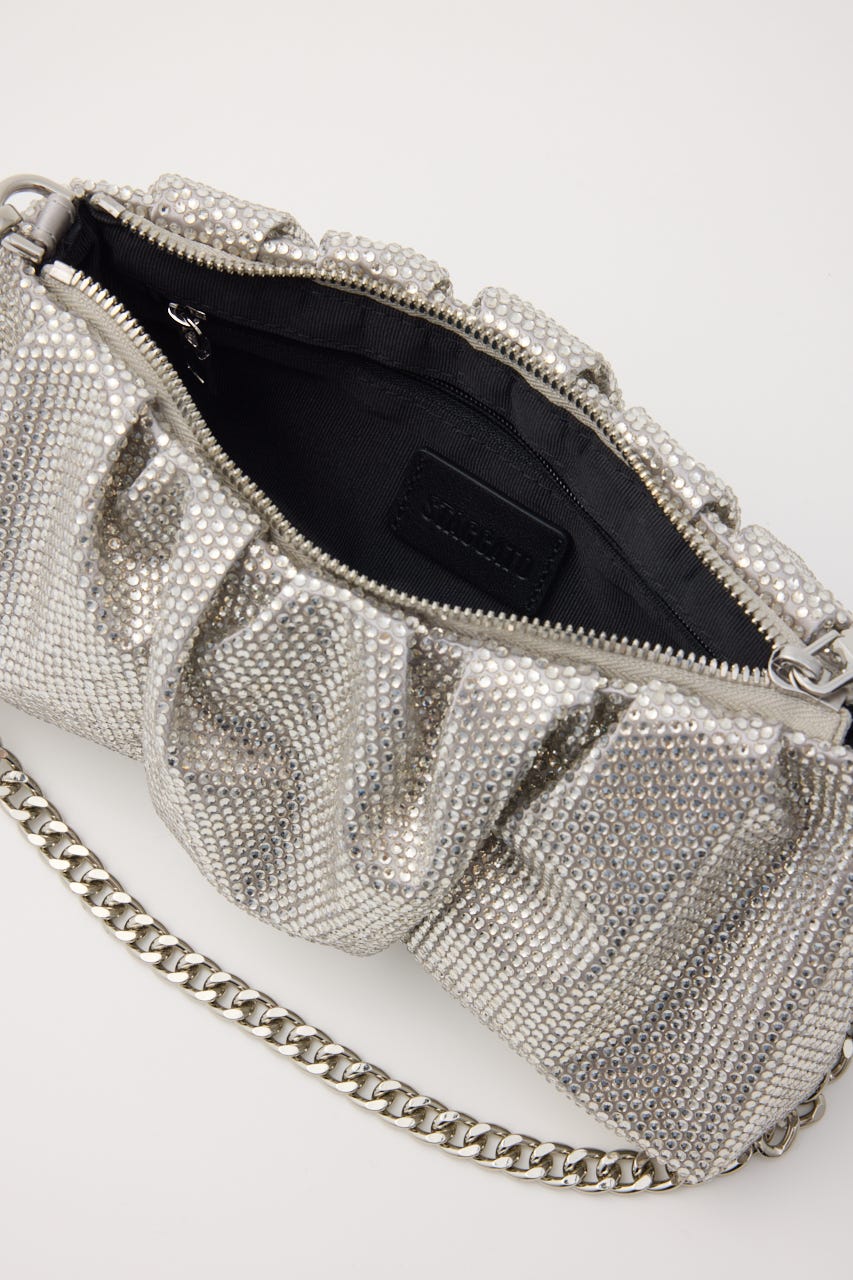 シャーリングカクテルバッグ WHT FREE