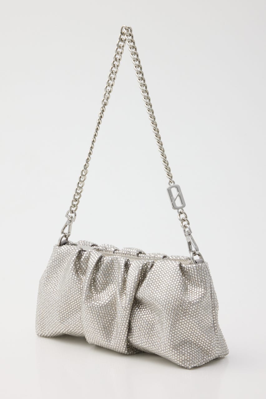 シャーリングカクテルバッグ WHT FREE