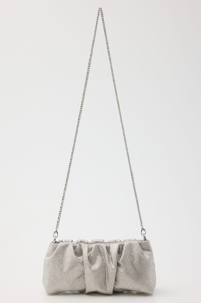 シャーリングカクテルバッグ WHT FREE