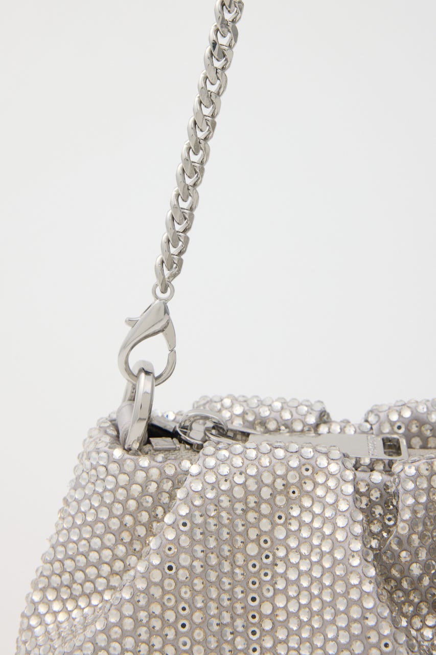 シャーリングカクテルバッグ WHT FREE