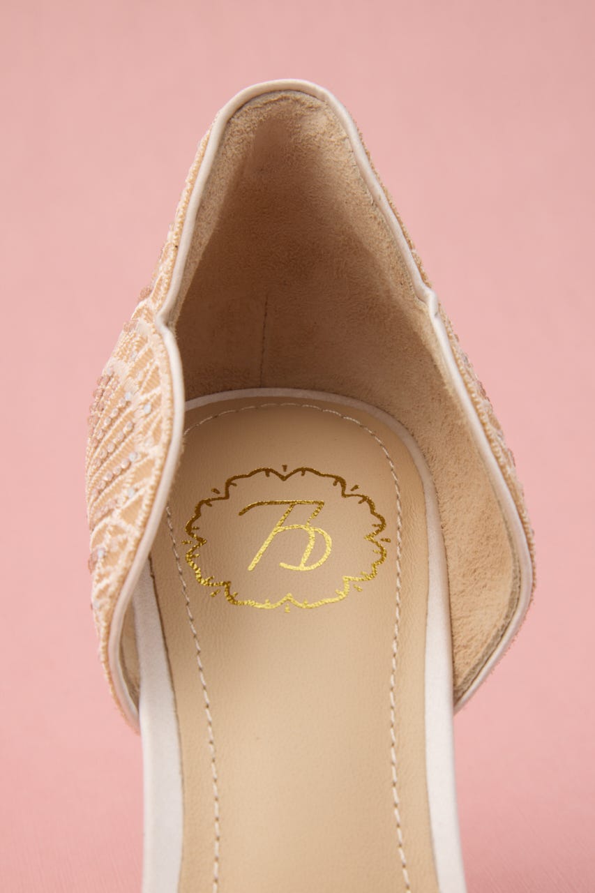 ウェディングセパレートオリエントパンプス APR 24.5cm