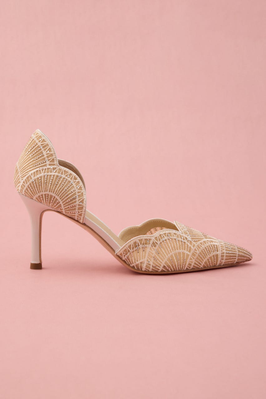 ウェディングセパレートオリエントパンプス APR 24.5cm