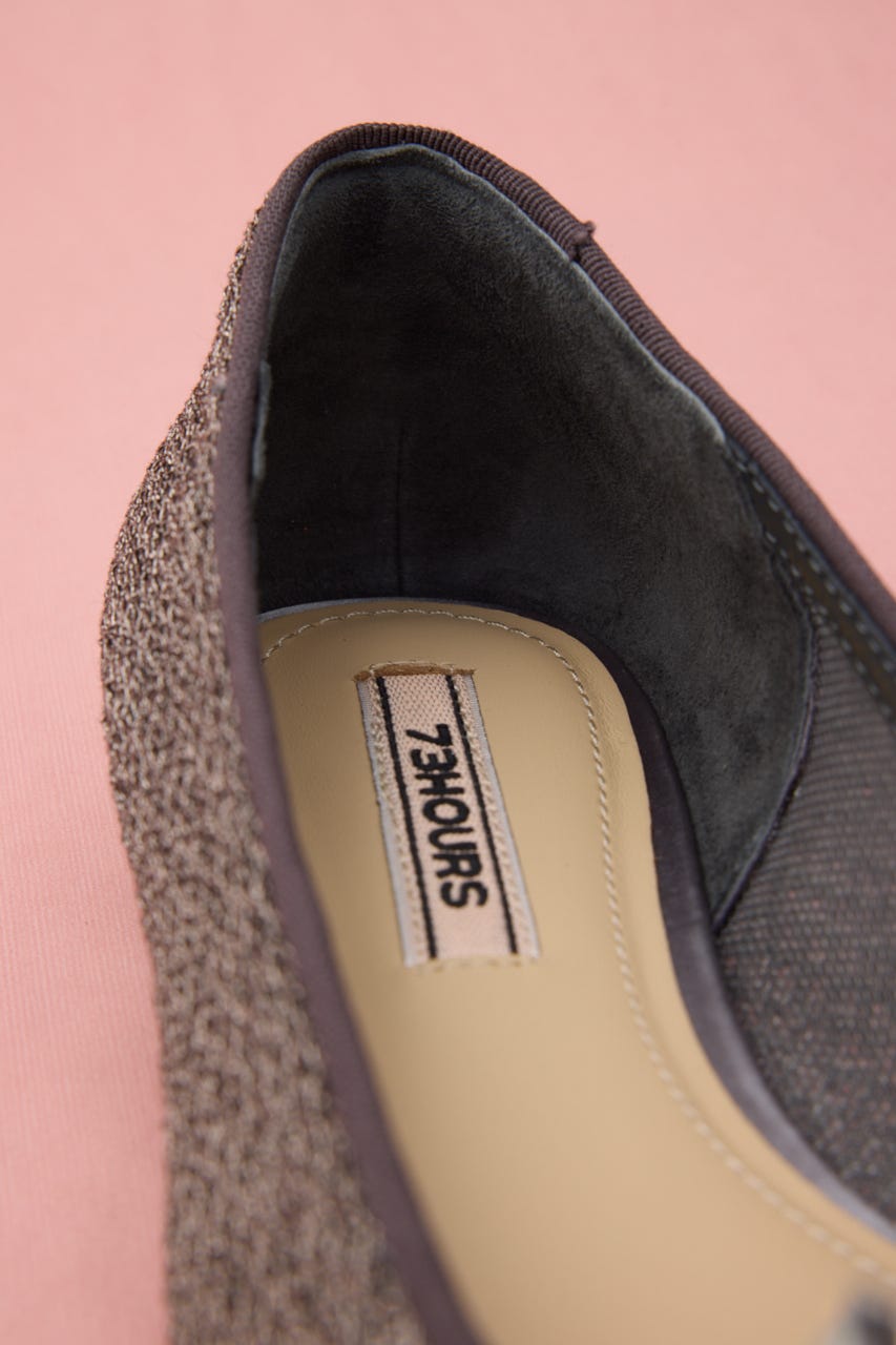 MIXメッシュシアーバックルフラット BLK 24.5cm