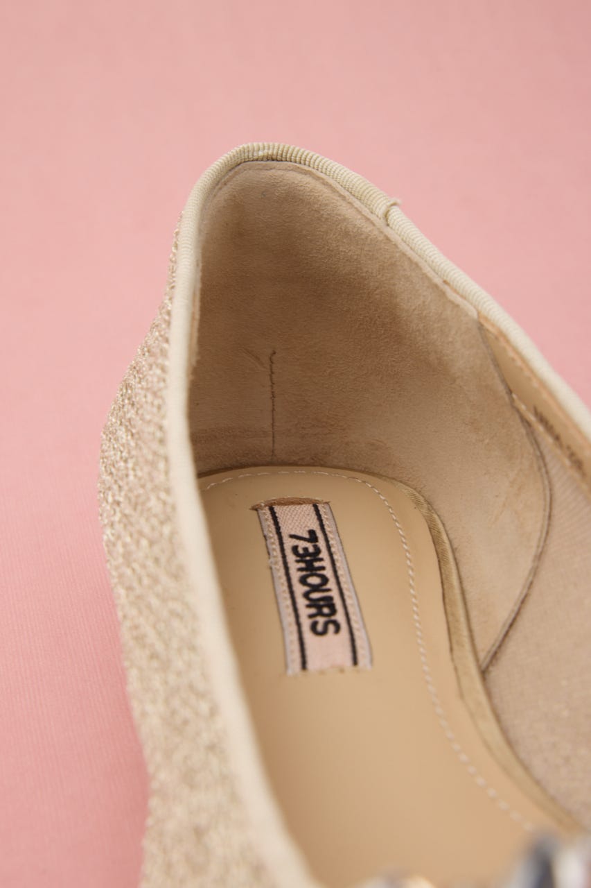 MIXメッシュシアーバックルフラット GLD 24.0cm