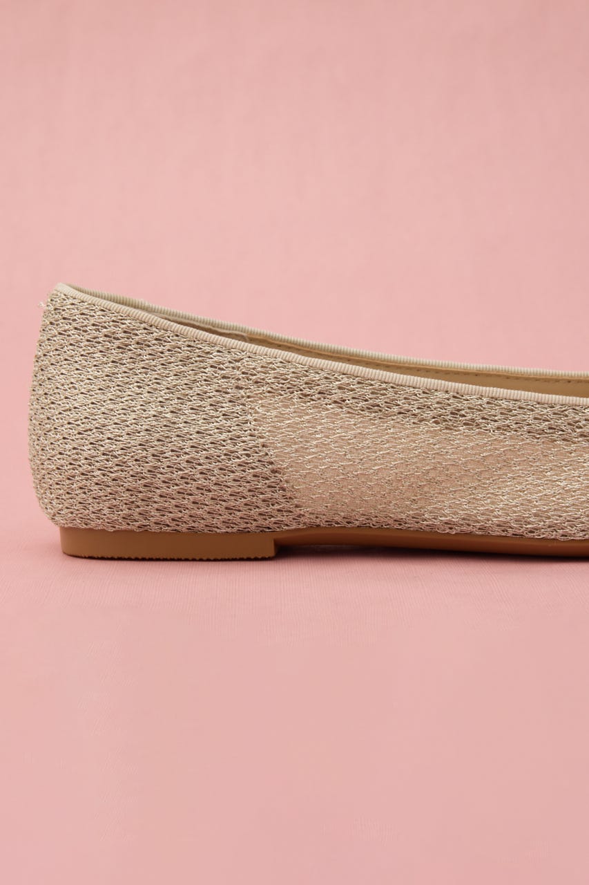 MIXメッシュシアーバックルフラット GLD 24.0cm