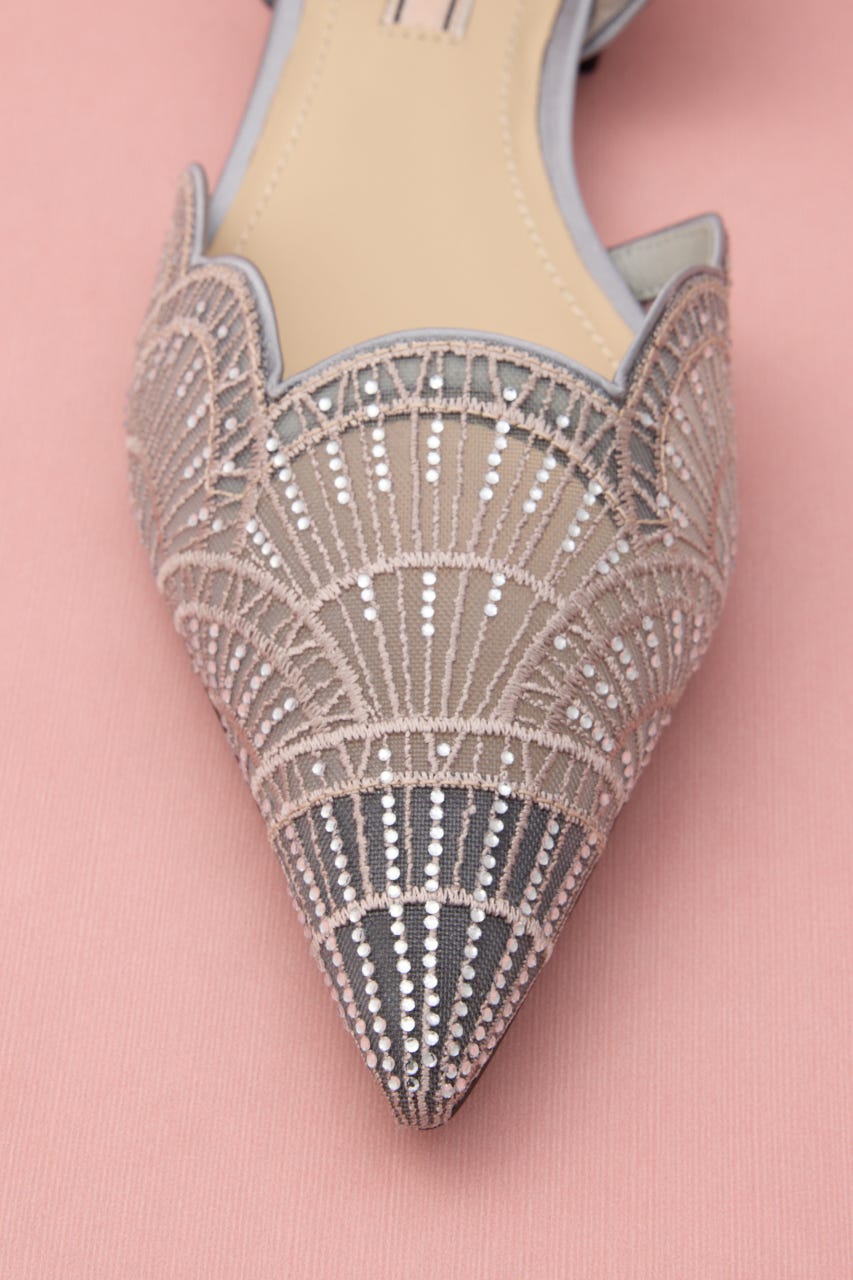 ウェディングセパレートオリエントフラット GRY 23.5cm