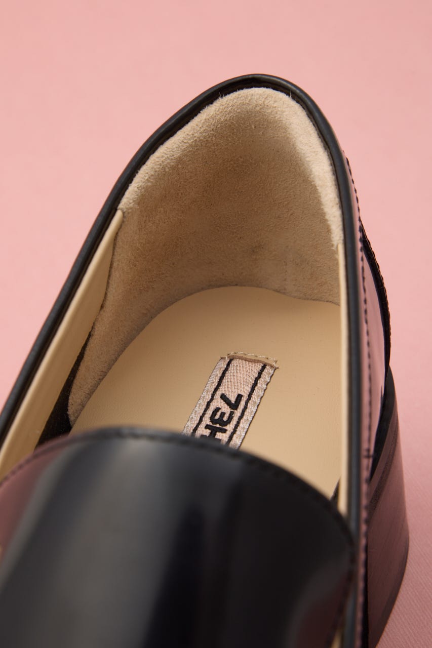 クラスライトギャザーローファー BLK 24.5cm