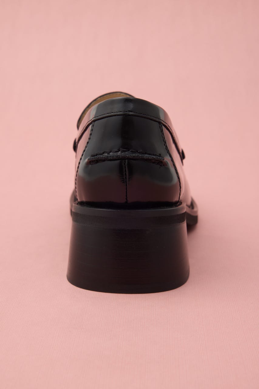 クラスライトギャザーローファー BLK 24.5cm