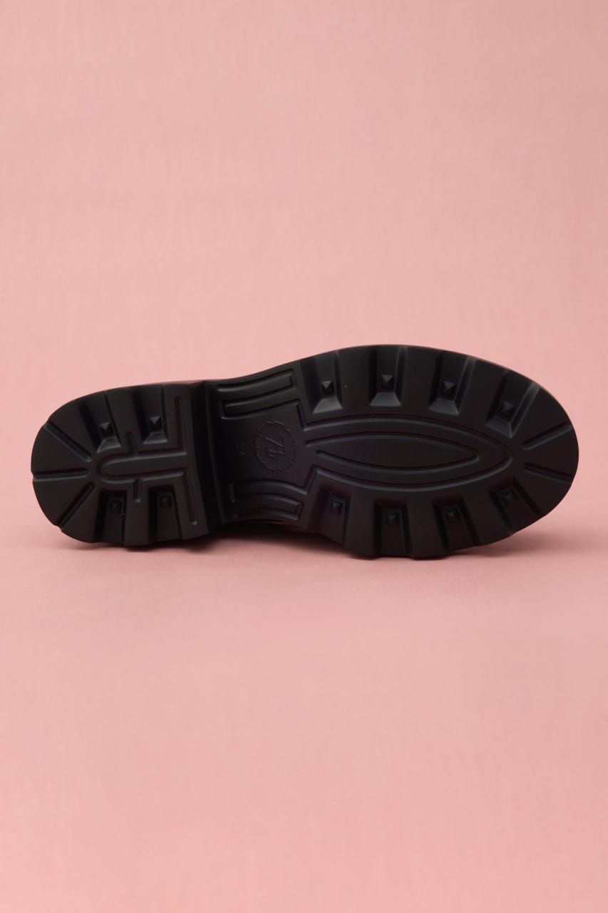 ルミナスリッチバックルローファー BLK 23.5cm