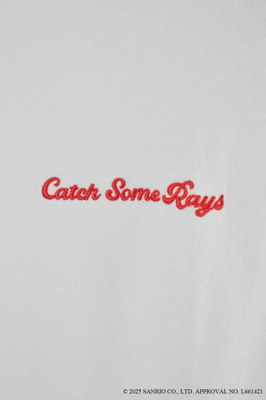 (サンリオキャラクターズ)SUNBURN キティ Tシャツ O/WHT S