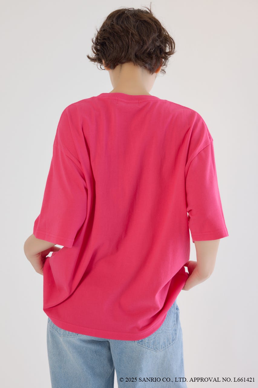 (サンリオキャラクターズ)SUNBURN キティ Tシャツ PNK M