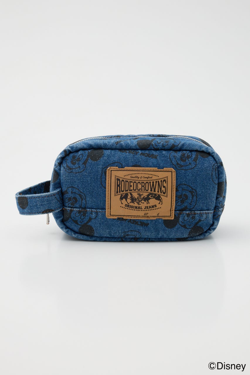 みい⑦ポーチ RODEO CROWNS WIDE BOWL | （ミッキー＆ミニー）DENIMポーチ