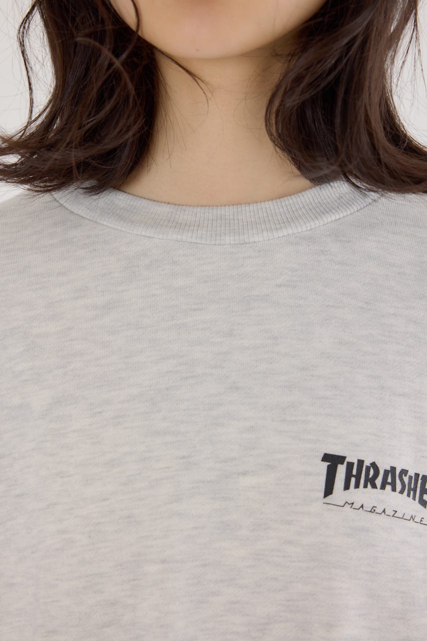 【UNISEX】(THRASHER) リメイクスウェットワンピース L/T.GRY FREE