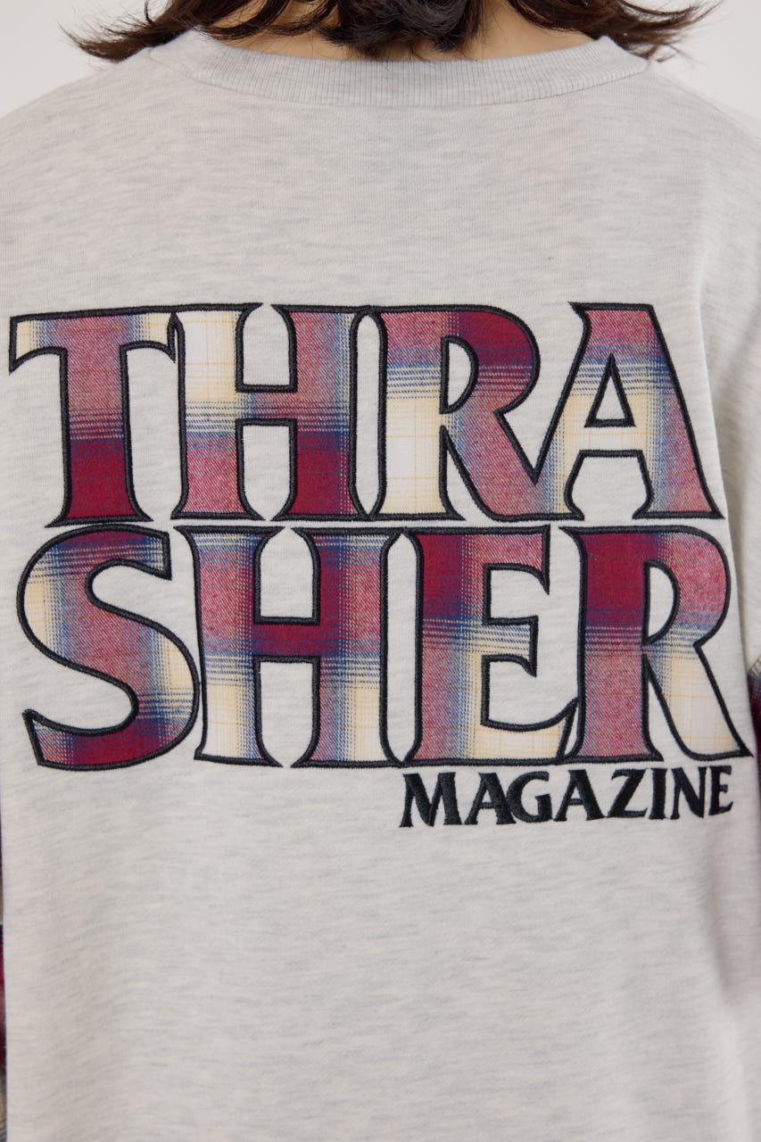 【UNISEX】(THRASHER) リメイクスウェットワンピース L/T.GRY FREE