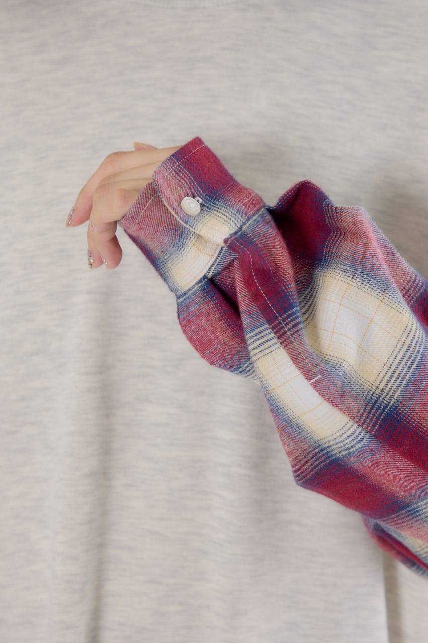 【UNISEX】(THRASHER) リメイクスウェットワンピース L/T.GRY FREE