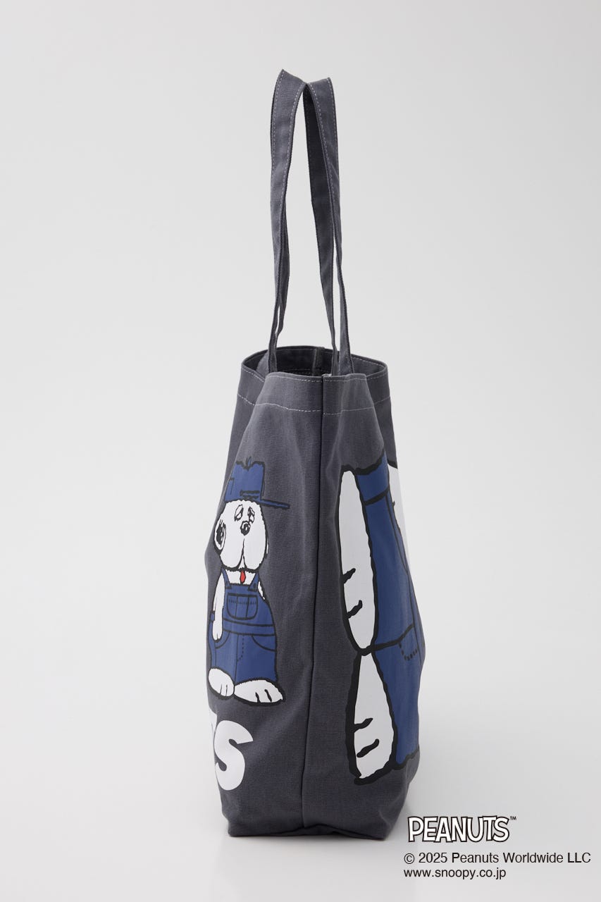 (PEANUTS)BIGトートバッグ C.GRY FREE