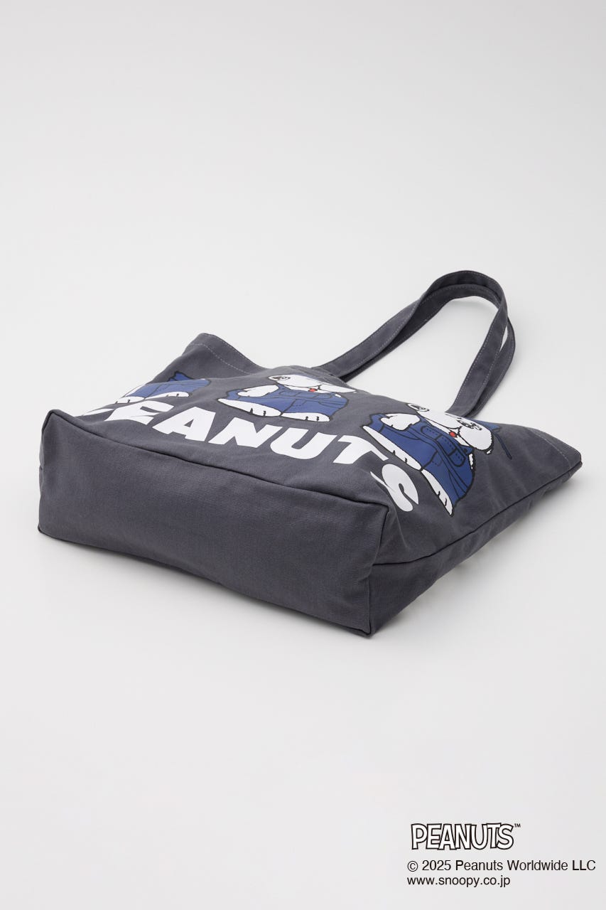 (PEANUTS)BIGトートバッグ C.GRY FREE