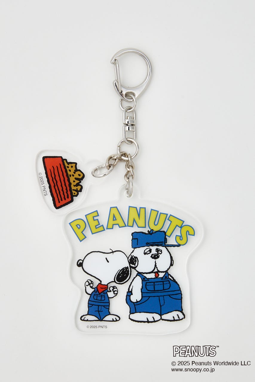 (PEANUTS)アクリルキーホルダー 柄BLU FREE