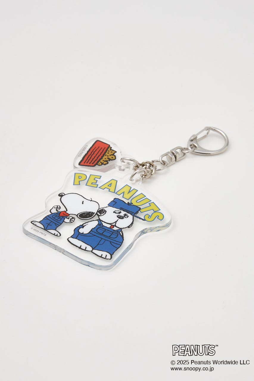 (PEANUTS)アクリルキーホルダー 柄BLU FREE