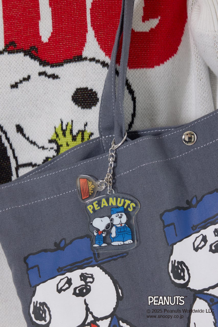 (PEANUTS)アクリルキーホルダー 柄BLU FREE