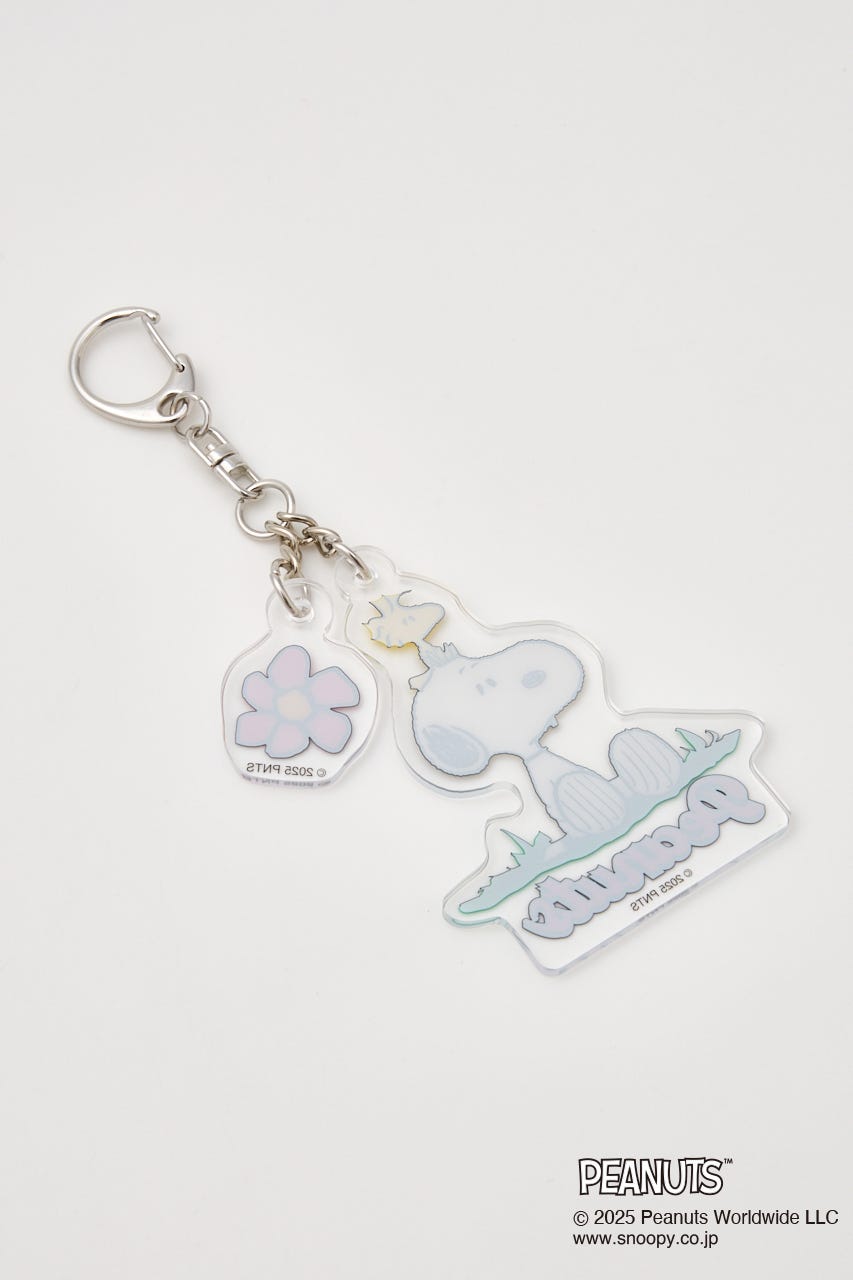 (PEANUTS)アクリルキーホルダー 柄PNK FREE