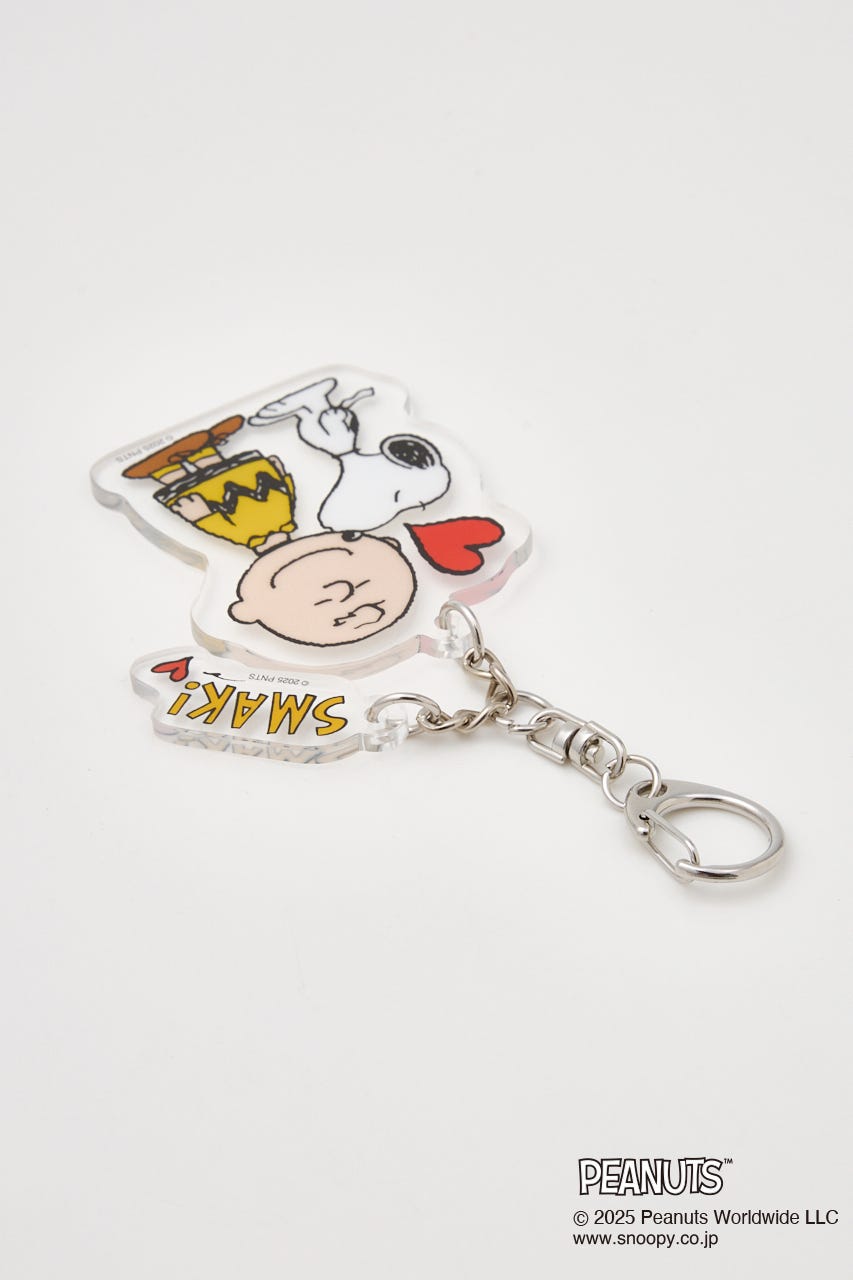(PEANUTS)アクリルキーホルダー 柄YEL FREE